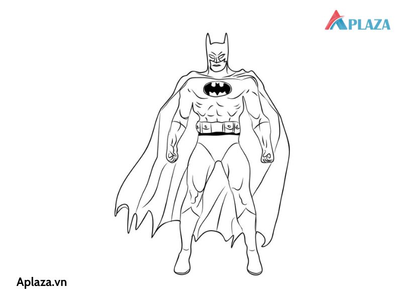 Bộ Tranh Tô Màu Batman – Người Dơi Siêu Ngầu, Siêu Chất Cho Bé