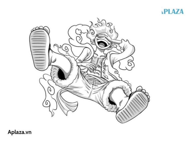 Bộ tranh tô màu Luffy đẹp siêu ngầu cho bé - Aplaza