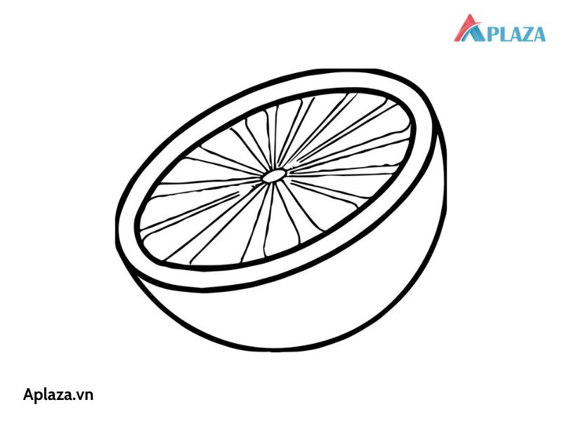 Tải Bộ Tranh Tô Màu Quả Chanh đơn Giản, Dễ Tô