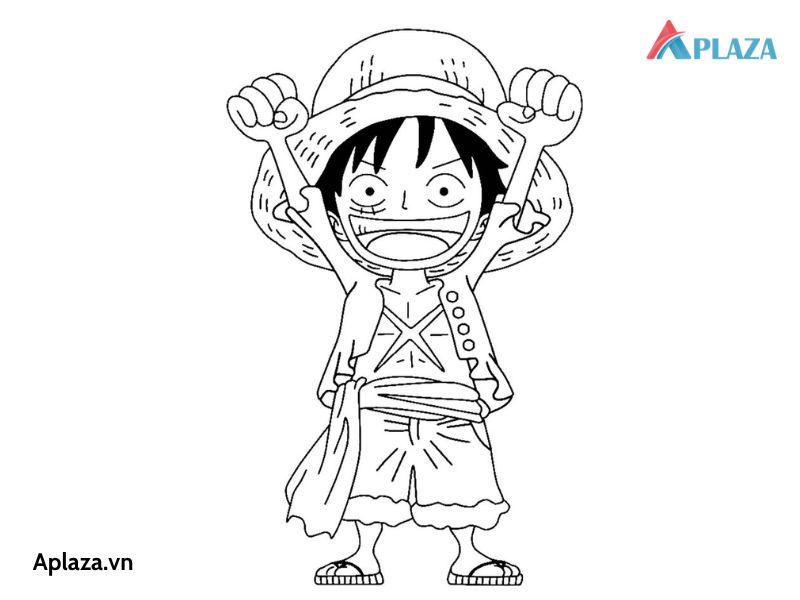 tranh tô màu One Piece