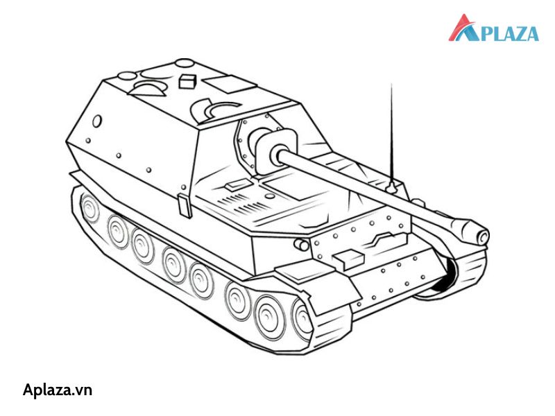 Chia Sẻ Bộ Tranh Tô Màu Xe Tăng Cực đẹp, Siêu Ngầu Cho Bé