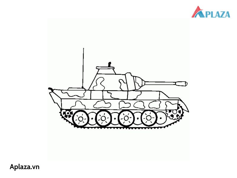 Chia Sẻ Bộ Tranh Tô Màu Xe Tăng Cực đẹp, Siêu Ngầu Cho Bé