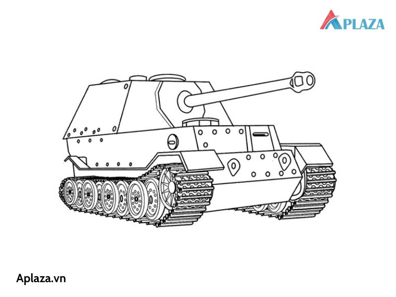 Chia Sẻ Bộ Tranh Tô Màu Xe Tăng Cực đẹp, Siêu Ngầu Cho Bé