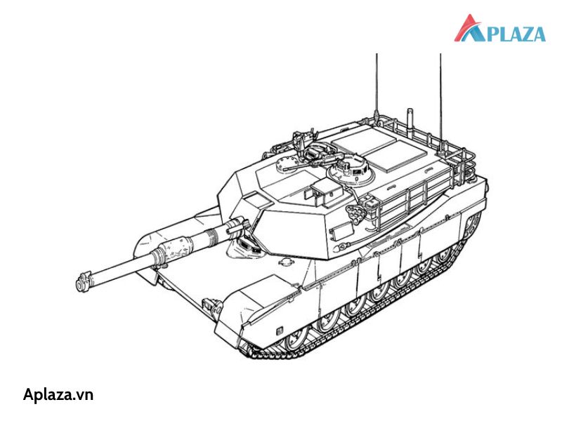 Chia Sẻ Bộ Tranh Tô Màu Xe Tăng Cực đẹp, Siêu Ngầu Cho Bé