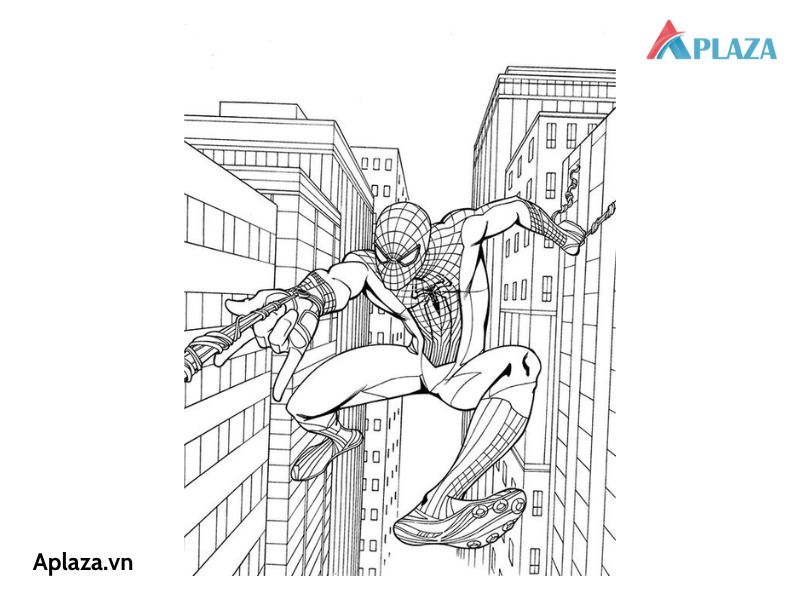 Khám Phá Bộ Tranh Tô Màu Người Nhện Spider Man đẹp Nhất Tặng Các Bé