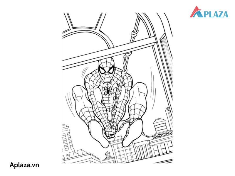 Khám Phá Bộ Tranh Tô Màu Người Nhện Spider Man đẹp Nhất Tặng Các Bé