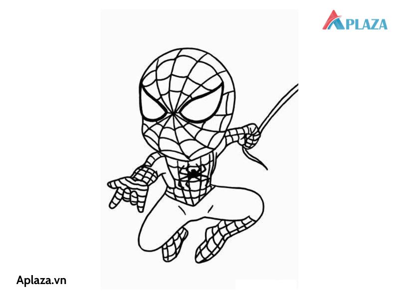 Khám Phá Bộ Tranh Tô Màu Người Nhện Spider Man đẹp Nhất Tặng Các Bé