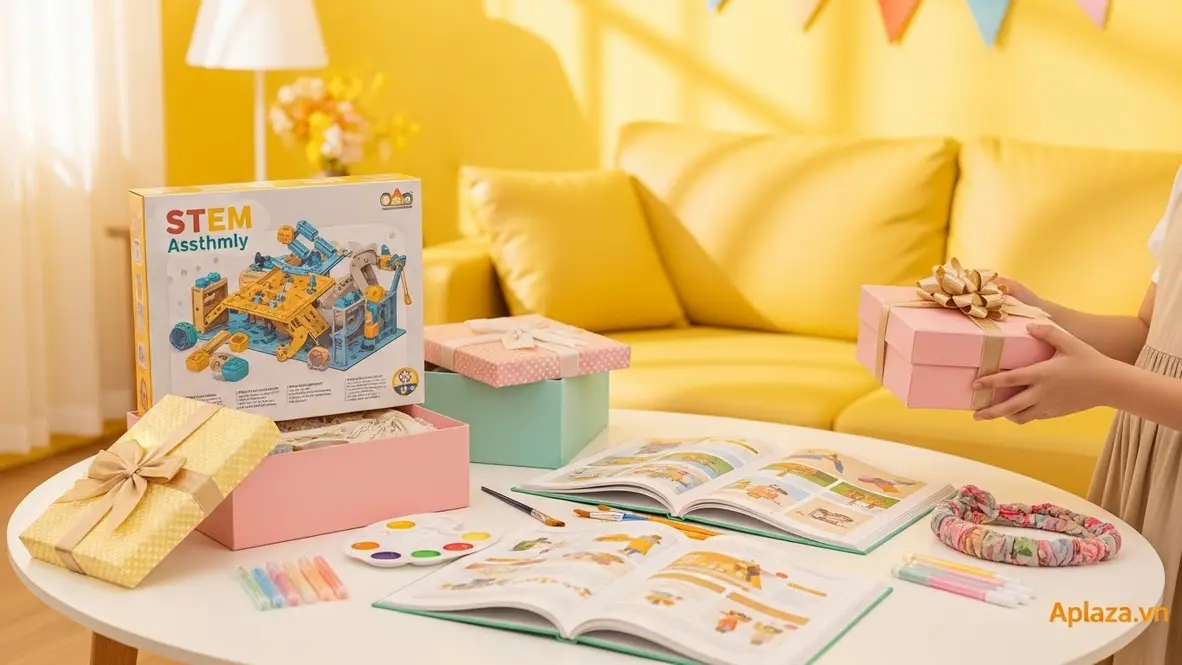 Mua quà sinh nhật cho bé gái 10 tuổi với đồ chơi STEM, sách, thủ công và phụ kiện an toàn